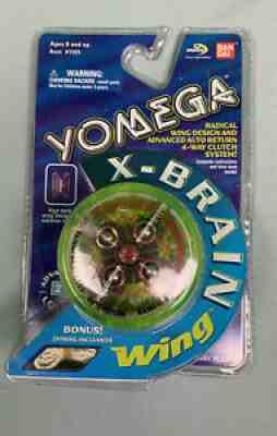 Bandai 1999 Green YOMEGA X-BRAIN WING YO-YO