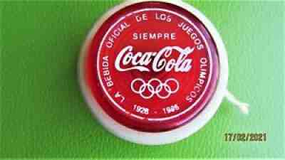 Coca Cola Yo Yo Coke  Vintage Retro Genuine Russell gold medal joc Olympic 1980 