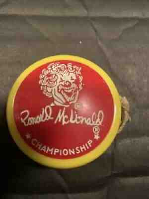 Vtg Genuine Russell Championship Yo-Yo Ronald McDonaldâ??s Super RARE 1960â??s Toy