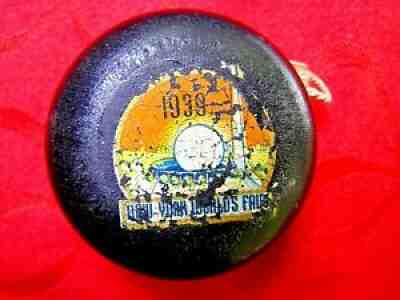 Rare 1939 New York WORLDS FAIR YOYO -Wooden ionesphere -yo-yo, yo yo