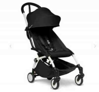 BABYZEN YOYO+ STROLLER BLACK FRAME AND BLACK COLOR PACK AND BAG