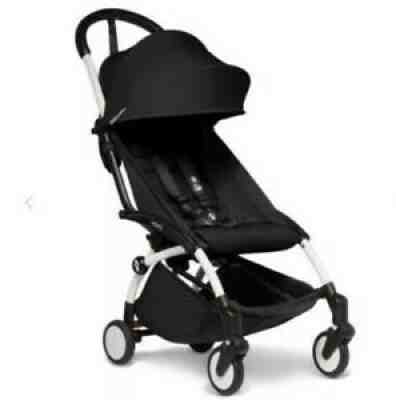 BABYZEN YOYO+ STROLLER BLACK FRAME AND BLACK COLOR PACK CLEAN