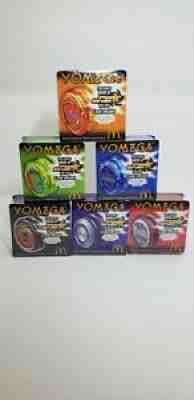 Vintage 2000 McDonalds Yomega Yoyo X Brain Firestorm Set Of 1-6 Rare HTF Sealed