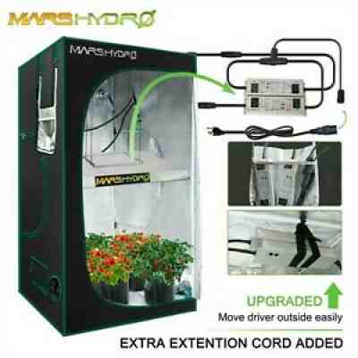 Mars Hydro TSL 2000W Led Grow Light Thermo hygrometer Timer YOYO Hanger Sets