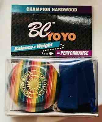 BC YO-YO SMITHSONIAN INSTITUTE RAINBOW HARDWOOD NEW NEVER OPENED 1996 #20249