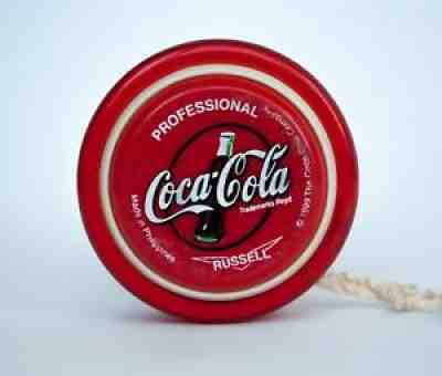Coca-Cola Yo-Yo PROFESSIONAL Russell Coke Spinner Toy 1999 Philippines Original