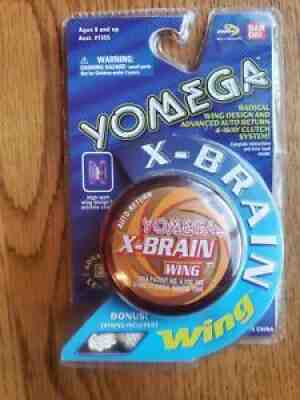 Vintage Bandai Orange Yomega X-Brain Wing Yoyo 1999 -Â  BRAND NEW RARE