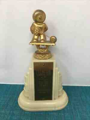 vintage DUNCAN YO-YO CHAMPION Top Tournaments Trophy excellent condition