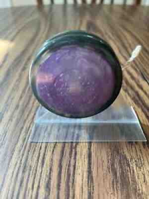 Rare Marbled Purple Vintage Sayco Tournament Collectors Yo Yo