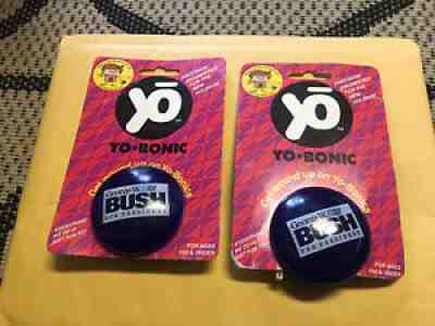 vintage 1988 George W Bush For Pesident YO YO Yo-Bonic lot of 2 HTF Promotional