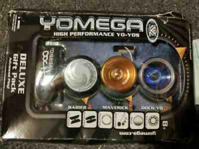 New Sealed Yomega Yo-Yo Deluxe 3 Pack Raider Maverick Ooch Yo Advanced Play