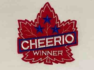 Very Nice 1940's CHEERIO Yo-Yo WINNER Cheesecloth Backed Felt Award Patch!