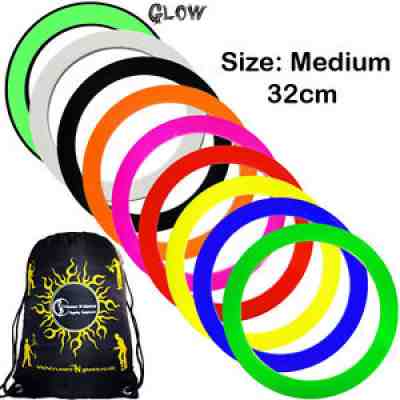 Mr Babache Pro Juggling Ring set of 3 (Med-32cm) Juggling Rings + Bag