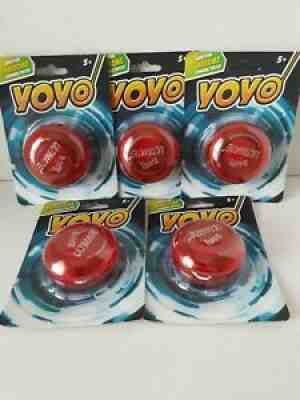 5 pack Bam Soaring Eagle Yoyo New in Sealed Package Red