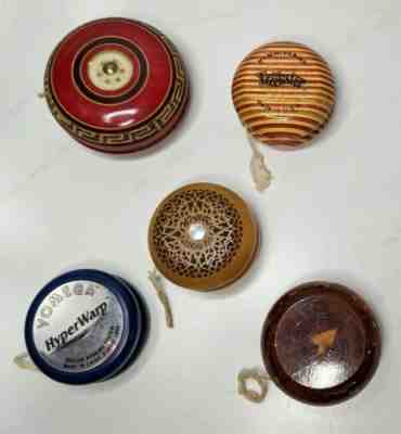 Vintage Yo-yo lot - Tom Kuhn No Jive - Trickster - Yomega Hyperwarp YOYO