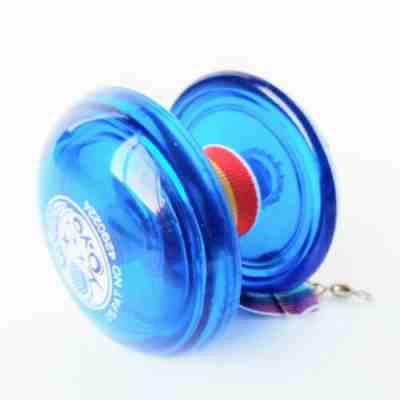 VTG Duncan Imperial Blue HI-TECH Rainbow Ribbon Spinner YoYo Yo-Yo, HTF Rare.