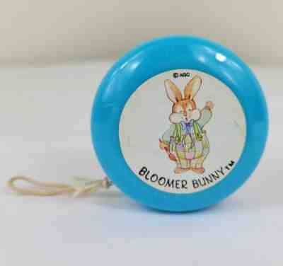 Vintage Bloomer Bunny Blue Yo Yo YoYo 1980s Hong Kong with String Rare