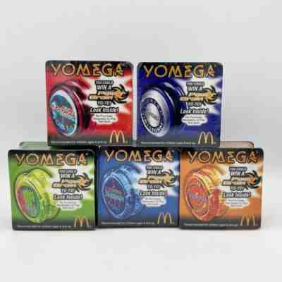 Vintage 2000 McDonalds Yomega Yoyo X Brain Firestorm Lot Of 5 (Missing Number 4)