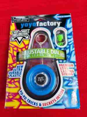 Yo Yo Factory Velocity NOS Adjustable Dial BLUE New