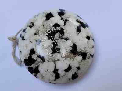 Duncan Mardi Gras Return Top Yo-Yo Vintage Black White Speckled