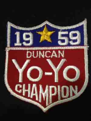 1959 DUNCAN YO-YO CHAMPION PATCH