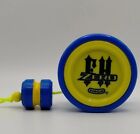 Duncan FreeHand Zero Yo-Yo Blue w Yellow caps And Custom Counterweight FHZ Yoyo