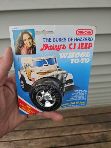 SEALED MOC VINTAGE 1981 THE DUKES OF HAZZARD DAISY'S CJ JEEP WHEEL YO-YO DUNCAN