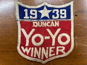 Vintage 1939 Duncan Yo-Yo Winner Patch