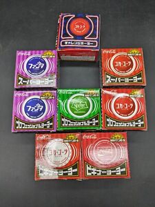 Set of 8 Coca Cola 70’s Yo-Yo collection Sprite Fanta Limited Edition