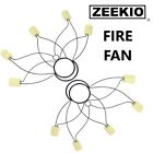 Zeekio Lotus Fire Fan - 5 Wick (50mm) - 1 Pair (Set of 2) (14