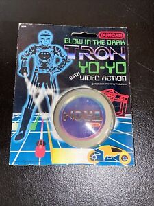 Disney Duncan 1981 Glow In The Dark TRON Yo-Yo With 