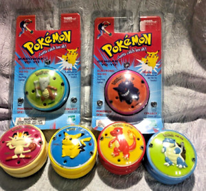 RARE Vintage POKEMON Yo-Yo Tiger Electronics Lights Up Yo Yo lot of 6 pikachu