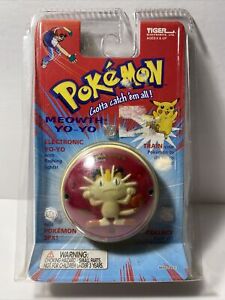 Vintage Pokemon MEOWTH Yo-Yo Electronic Lights & Sounds Tiger 1999