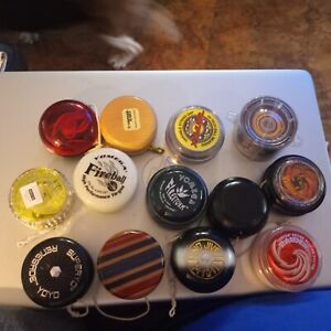 Yo-Yo collection vintage lot of 13 /yomega/Hawaii limited ed/black bird/fireball