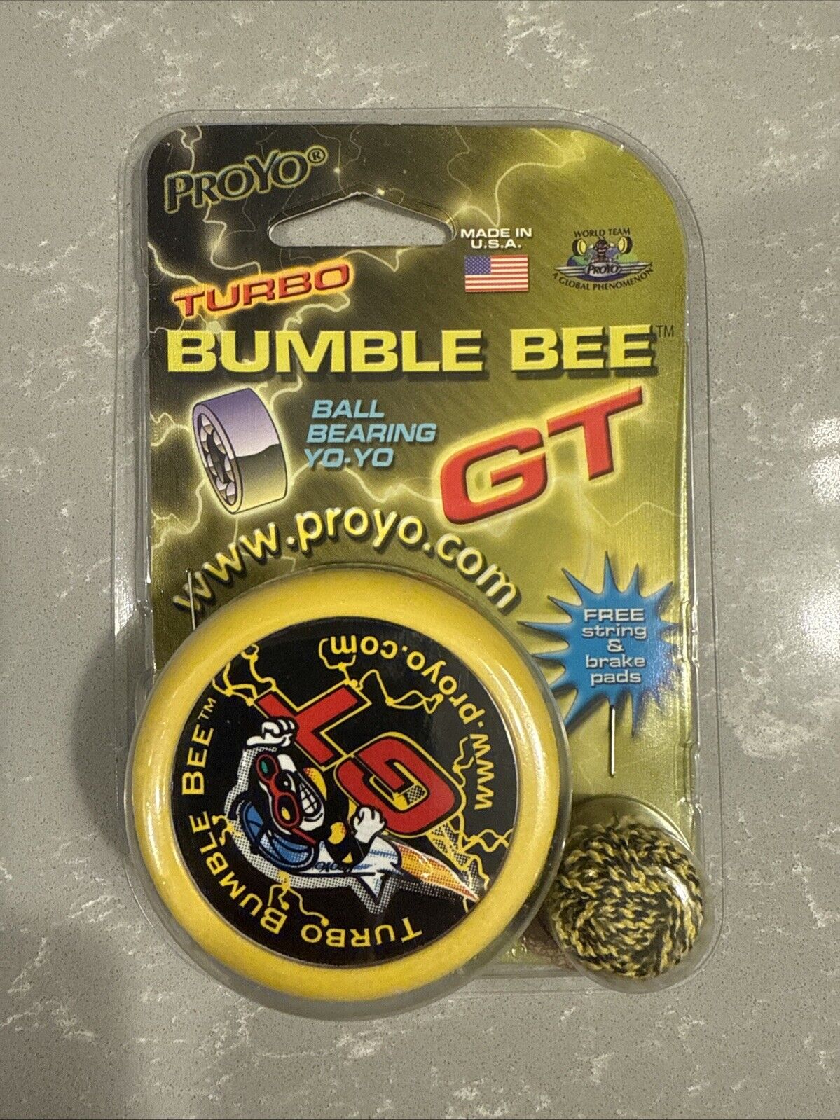 ProYo Playmaxx Turbo Bumble Bee GT Butterfly  Yo-Yo Extremely Rare Ball Bearing