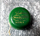 Vintage 1939 World's Fair Wooden Yo-Yo- Green