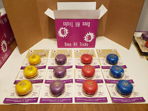 Vintage Jet Top Trickster Yo Yo Full box of 12 New All 4 colors Very Rare