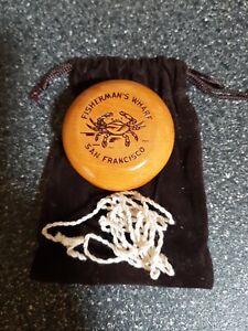 Tom Kuhn Custom Fine Wood  NO JIVE WOODY Yo-Yo San Francisco FISHERMANS WHARF