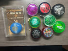 Lot of 9 Vintage Yoyos Yomega Duncan