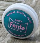 Vintage 1960s Russell Fanta Championship Yo-Yo (WHITE & BLUE) From NORWAY Rare!!