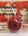 Vintage Red Duncan Cheerio Yo-yo Yoyo Nos Mint On Card In Plastic See Pics