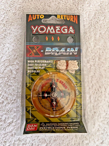 SEALED Yomega Auto-Return YoYo X-BRAIN Gold-Red-Black BANDAI 1998 FREE SHIPPING