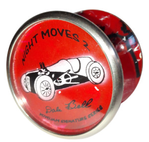 Vintage YoyoJam NIGHT MOVES 2 - DALE BELL SIGNATURE SERIES RED BLACK MARBLE  HTF