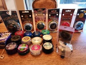 Vintage Yo Yo Collection 21 Yo-yo Lot Yomega Koosh Duncan Spintastics