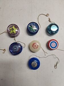 Vintage Yo-yo Yoyo Lot Duncan Glow Imperial Hi-tech Yomega X-brain Bandai