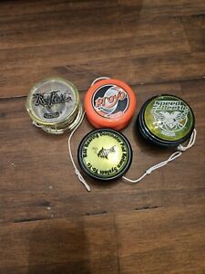 Vintage Peterfish And Duncan Yoyo Lot Proyo Speed Beetle Reflex