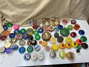 Collection Lot of 108 Vintage Yo Yo's Including Coca-Cola And Burger King