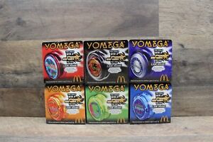 Vintage 2000 McDonalds Yomega Yoyo X Brain Firestorm Complete Set #1-6 SEALED