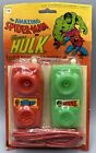 Larami The Amazing Spider-Man & Incredible Hulk Walkie Talkies #8275-0 *New*