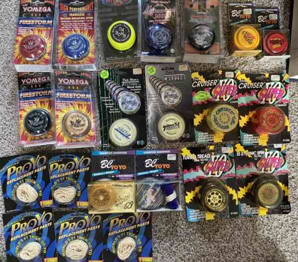 Vintage Lot Of 16 YoYo Sealed Includes Spitfire Firestorm BC SuperYo No Jive